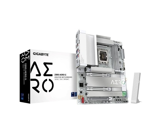 GIGABYTE MB Sc LGA1851 Z890 AERO G, Intel Z890, 4xDDR5, 2xHDMI, 1xThunderbolt, WiFi