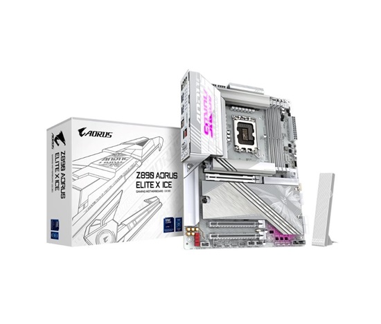 GIGABYTE MB Sc LGA1851 Z890 A ELITE X ICE, Intel Z890, 4xDDR5, 1xHDMI, 1xThunderbolt, WiFi