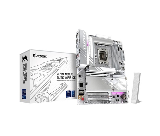 GIGABYTE MB Sc LGA1851 Z890 A ELITE WF7 ICE, Intel Z890, 4xDDR5, 1xDP, 1xHDMI, 1xThunderbolt, WiFi