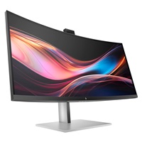 HP 734pm 34 Curved 3440 x1440, IPS,2000:1, 400nits,5ms,HDMI 2.0,DP 1.4,USB3-C,5xUSB-A,4x3W spkr,Cam,RJ-45,TB4-100W,5/5/5