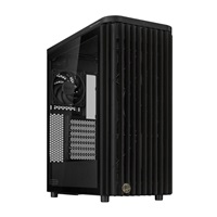 ASUS case PROART PA401 WOOD TG, Mid Tower, ATX, 1xUSB-C Gen2x2, 2xUSB 3.0, 2x 160mm Fan, 1x 120mm Fan, černá