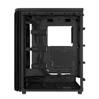 ASUS case PROART PA401 WOOD TG, Mid Tower, ATX, 1xUSB-C Gen2x2, 2xUSB 3.0, 2x 160mm Fan, 1x 120mm Fan, černá