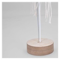 Solight LED vánoční hvězda stolní, pletená, 35x LED, 2x AAA