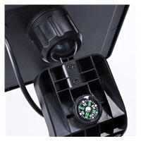 Solight LED solární osvětlení se senzorem, 11W, 1200lm, 3 CCT, Li-Ion, černá