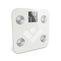 TrueLife FitShape S6 BT - Bioelektrická impedanční bluetooth váha - bílá