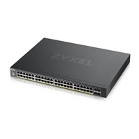 Zyxel XGS1935-52HP, 52 Port Lite-L3 Smart Managed PoE Switch, 48x Gigabit PoE and 4x 10G SFP+, hybrid mode