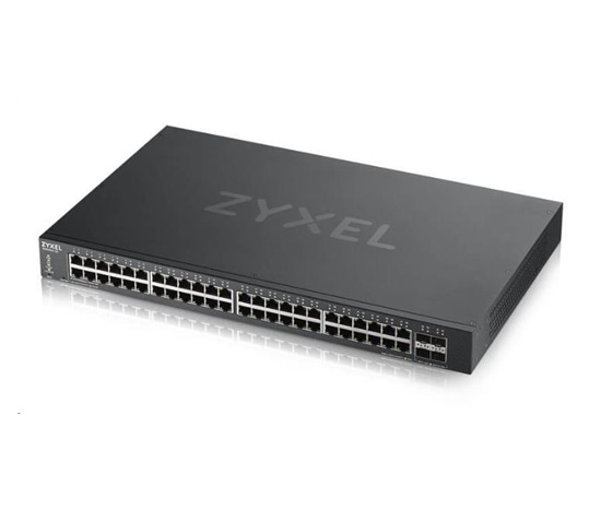 Zyxel XGS1935-52, 52 Port Lite-L3 Smart Managed Switch, 48x Gigabit Copper and 4x 10G SFP+, hybrid mode