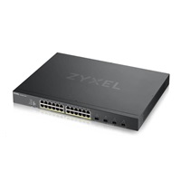 Zyxel XGS1935-28HP, 28 Port Lite-L3 Smart Managed PoE Switch, 24x Gigabit PoE and 4x 10G SFP+, hybrid mode
