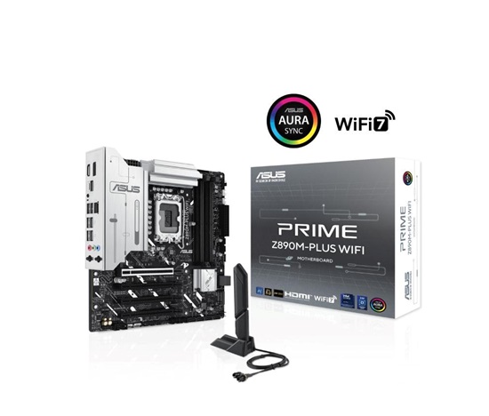 ASUS MB Sc LGA1851 PRIME Z890M-PLUS WIFI, Intel Z890, 4xDDR5, 1xDP, 1xHDMI, 1xThunderbolt, WI-FI, mATX