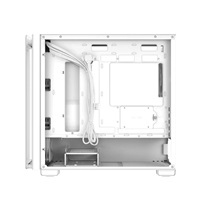 ASUS case A23 PLUS TG ARGB, Mini Tower, průhledná bočnice, 4x120mm ARGB Fan, bílá