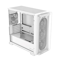 ASUS case A23 PLUS TG ARGB, Mini Tower, průhledná bočnice, 4x120mm ARGB Fan, bílá