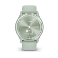 Garmin vívomove Sport pouzdro Cool Mint, silikonový řemínek Silver, EU