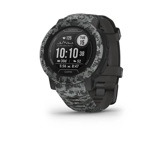 Garmin GPS sportovní hodinky Instinct 2 – Camo Edition, Graphite Camo, EU