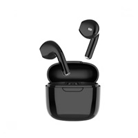 Orava bezdrátová sluchátka s mikrofonem, USB-C, dotykové ovládání, do uší, IPX3, černá