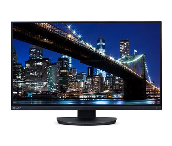 Sharp MultiSync® EA272U, 27", 3840x2160, 400[cd/m2], IPS, 16:9, 1000:1, black