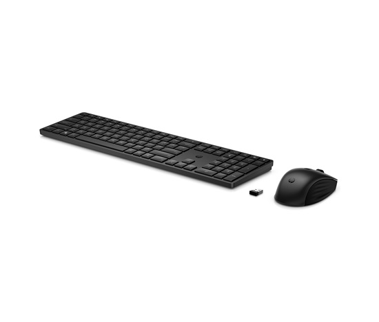 HP 650 Wireless Keyboard & Mouse Black- Anglická klávesnice a myš, černá