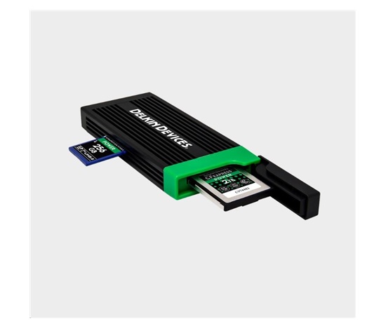 Delkin Cardreader CFexpress Type B & SD UHS-II (Type C to C & Type C to A Cables)