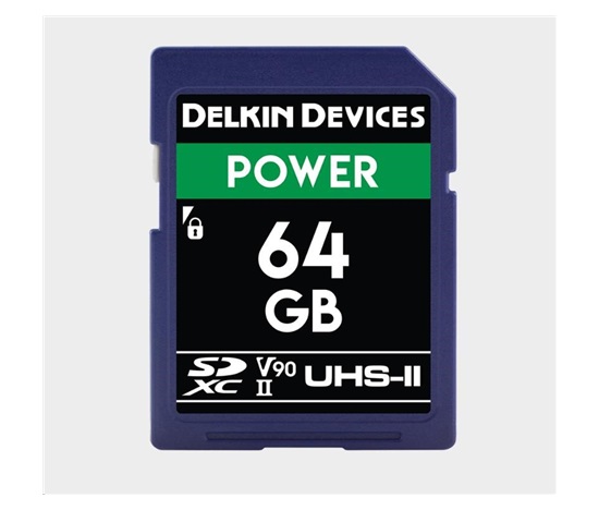 Delkin SD Power 2000X UHS-II U3 (V90) R300/W250 64GB