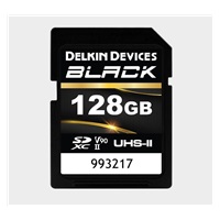 Delkin SDXC BLACK Rugged UHS-II R300/W250 (V90) 128GB (new)