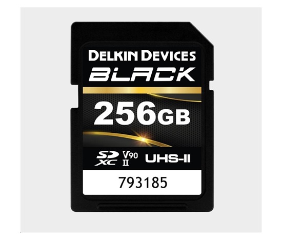 Delkin SDXC BLACK Rugged UHS-II R300/W250 (V90) 256GB (new)