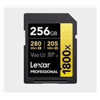 Lexar SDXC Pro 1800x U3 UHS-II R280/W210 (V60) 256GB