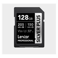 Lexar SDXC Professional SILVER Plus 1066x UHS-I/U3/A2/4K R205/W150 (V30) 128GB