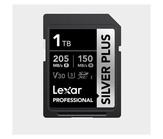 Lexar SDXC Professional SILVER Plus 1066x UHS-I/U3/A2/4K R205/W150 (V30) 1TB