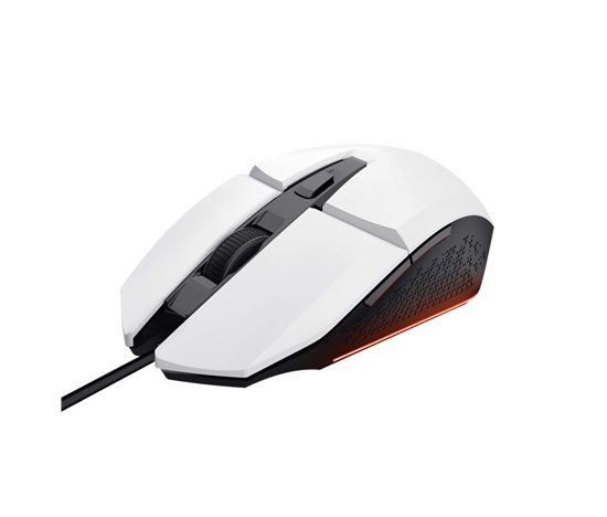 BAZAR - TRUST myš GXT 109W FELOX Gaming Mouse, optická, USB, bílá - Poškozený obal (Komplet)