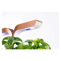 Véritable SMART - Automatický květináč s regulací osvětlení, černá měděná + 4 bylinkové náplně