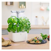 Véritable Exky SMART  - Automatický květináč s regulací osvětlení, bílá + 2 bylinkové náplně