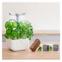 Véritable Exky SMART  - Automatický květináč s regulací osvětlení, bílá + 2 bylinkové náplně