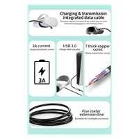 PREMIUMCORD USB-C repeater a prodlužovací kabel Male-Female, 5Gbps Aluminium 10m