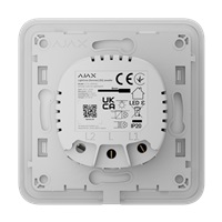 Ajax  SoloButton (Dimmer) - Samostatné stmívatelné tlačítko pro LightSwitch, bílá