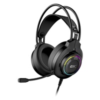GENIUS sluchátka s mikrofonem GX GAMING HS-GX580U, USB, RGB, černá