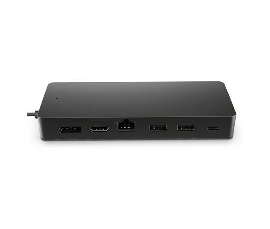 HP dock -  Universal USB-C Multiport Hub (2x USB-A 3.2, 1xUSB-C, 1xHDMI 2.0, 1xDP 1.2, USB-C 65W, RJ45, bez zdroje