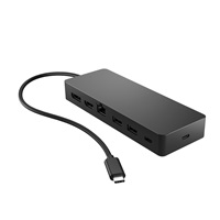 HP dock -  Universal USB-C Multiport Hub (2x USB-A 3.2, 1xUSB-C, 1xHDMI 2.0, 1xDP 1.2, USB-C 65W, RJ45, bez zdroje