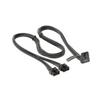 SEASONIC Kabel 2x 8-pin na 1x 12VHPWR, 90°, 750mm, černá