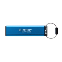 Kingston Flash Disk IronKey 64GB USB-C IronKey Keypad 200C, FIPS 140-3 Lvl 3 (Pending) AES-256