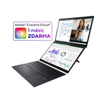 ASUS NTB Zenbook Duo (UX8406CA-OLED068X), Ultra 9-185H, 14" 2880 x 1800, 32GB, 2TB SSD, Intel Arc, W11 Pro, Gray