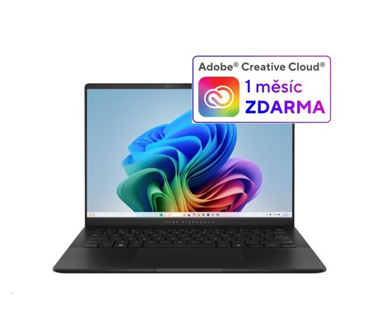 ASUS NTB Vivobook S 14 (M5406KA-OLED071W), AI7-350, 14" 1920 x 1200, 24GB, 1TB SSD, Radeon, W11 Home, Black