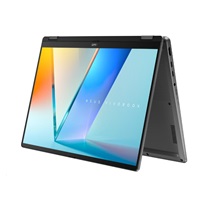 ASUS NTB Vivobook 14 Flip (TP3407SA-OLED021W), Ultra 7-256V, 14" 1920 x 1200, 16GB, 1TB SSD, Intel Arc, W11 Home, Gray