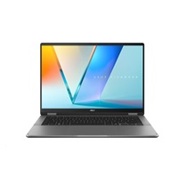 ASUS NTB Vivobook 14 Flip (TP3407SA-OLED003W), Ultra 5-226V, 14" 1920 x 1200, 16GB, 512GB SSD, Intel Arc, W11 Home, Gray