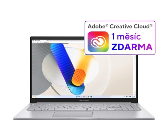 ASUS NTB Vivobook 15 (X1504VA-NJ1720W), i5-1334U, 15.6" 1920 x 1080, 8GB, 512GB SSD, UHD, W11 Home, Silver