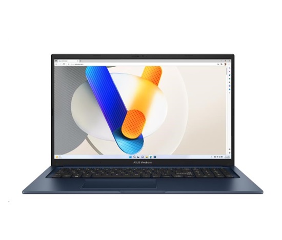 ASUS NTB Vivobook 17 (X1704VA-AU200W), i3-1315U, 17.3" 1920 x 1080, 8GB, 512GB SSD, UHD, W11 Home, Blue