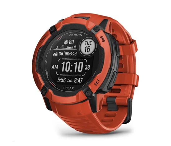 Garmin GPS sportovní hodinky Instinct 2 2X Solar (Red) EU