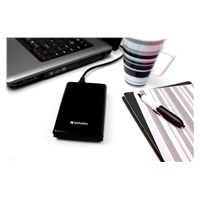 VERBATIM externí SSD 512GB Store ‘n‘ Go Slim Portable USB 3.0, USB-A/USB-C, černá