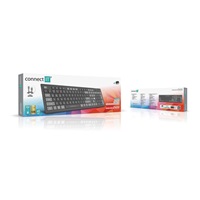 CONNECT IT kancelářská klávesnice MultiDevice, Bezdrátová, CZ + SK, šedá