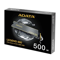 ADATA SSD 500GB LEGEND 860, PCIe Gen4x4, M.2 2280, (R:5000/ W:3000MB/s)
