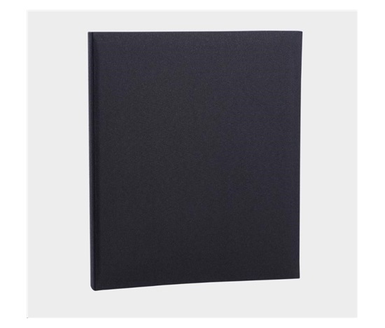 Focus Base Line Canvas Ringbinder Black