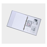 Focus Base Line Canvas Ringbinder Brown